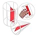 DOITOOL 1 Set Geometric Solids Teaching Set Cylinder Cone Models with Metal Frame for Math Education Volume Ratio Demonstrator for Elementary Geometry Class
