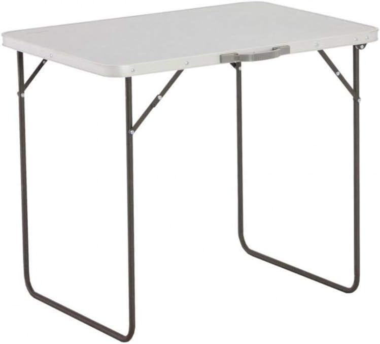 Vango Rowen Folding Table, 80 cm x 60 cm x 69 cm, Silver