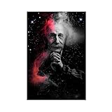 LOKLNEYK Albert Einstein Art Poster (5) Canvas Poster Wall Art Decor Print Picture Paintings for Living Room Bedroom Decoration 12x18inch(30x45cm) - Image 1