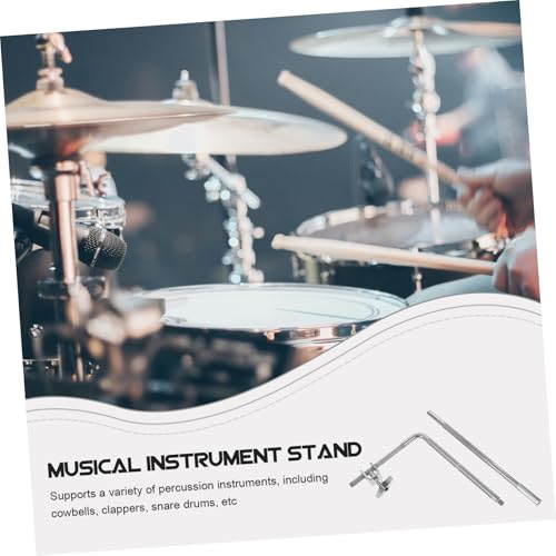 VICASKY Loud Bell Drum Cowbell Stand Mounting Clamp Drum Hardware for Live Performances and Practice Sessions miniatura 4