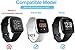 CAVN Charger Dock Compatible with Fitbit Versa/Versa Lite (Not for Versa 2), Premium Aluminum Charging Cable Cord Station Cradle Base Attached 4.2ft USB Stand Cable Smartwatch Accessories (Black)