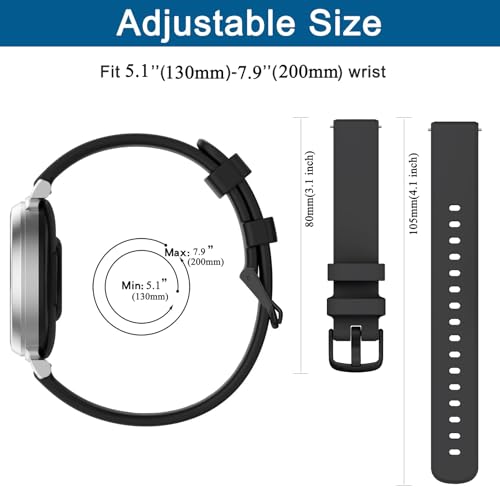 Pack 5 correas de silicona para Garmin Lily 2 miniatura 3