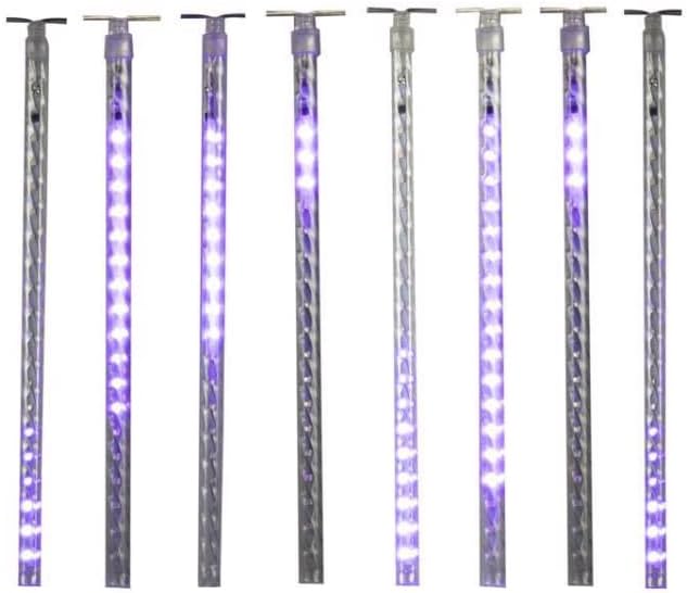 Celebrations Purple 12 in. LED Meteor Lights Halloween Decor