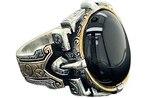 Exquisite Men's Onyx Ring, a Timeless Expression of Style