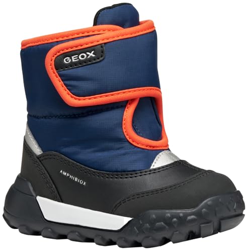Geox Baby-Jungen B TREKKYUP Boy B ABX Ankle Boot, Navy/ORANGE, 23...