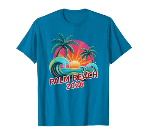 BFF Palm Beach 2026 Mom Daughter Vacay Best Ever Trip T-Shirt
