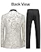 White Tuxedo Suit for Men 3 Piece Regular Fit Suit One Button Shawl Lapel Blazer Jacket Vest Pants Set for Wedding Prom XX-Large