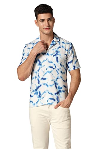 Image of DHRUVI TRENDZ Shirt for Men | Mens Casual Shirt | Men Stylish Shirt | Men Printed Shirt | Men's Regular Fit | Men Formal Shirt | Men's Solid Slim Fit