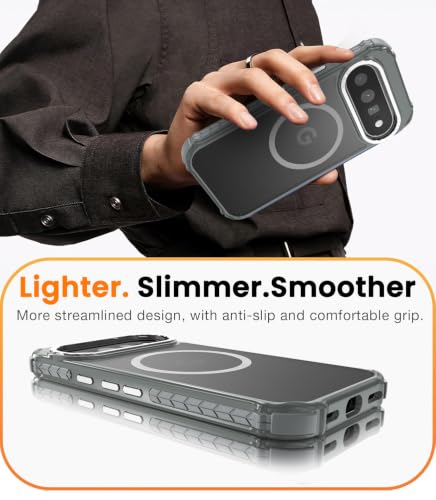 DEERLAMN Magnetic Case for Pixel 11 Pro XL/Pixel 10 Pro XL, Matte Gray - image 7