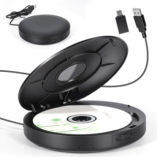 Upgraded External Portable CD Player for Car
