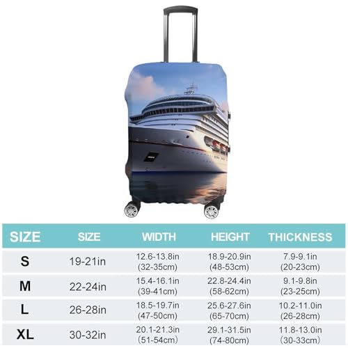 Luggage Cover Elastic Suitcase Cover Protector Washable Travel Baggage Covers Cruise Ships Luggage Covers Carry On Luggage Protector Anti-scratch 19-32 Inch M2