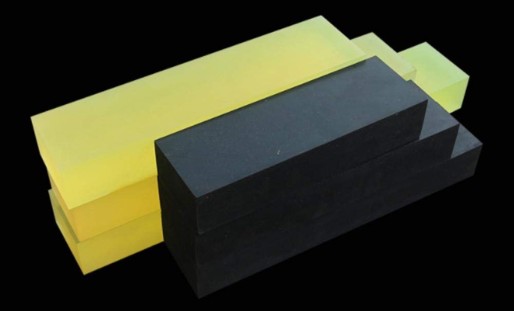 Attrezzi per pavimentazione per piastrelle, pannello per maschiatura di piastrelle per pareti in gomma, blocco per maschiatura dedicato per muratore-A * 500 * 100 * 50 * 2,8 kg * giallo