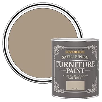 Rust-Oleum Light Brown Furniture Paint in Satin Finish - Warm Clay 750ml