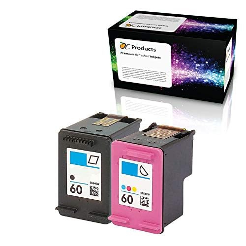 2 Pack 60XL Ink Cartridge Combo Set For HP DeskJet F4480 F4440 D2660 F4275 F4280