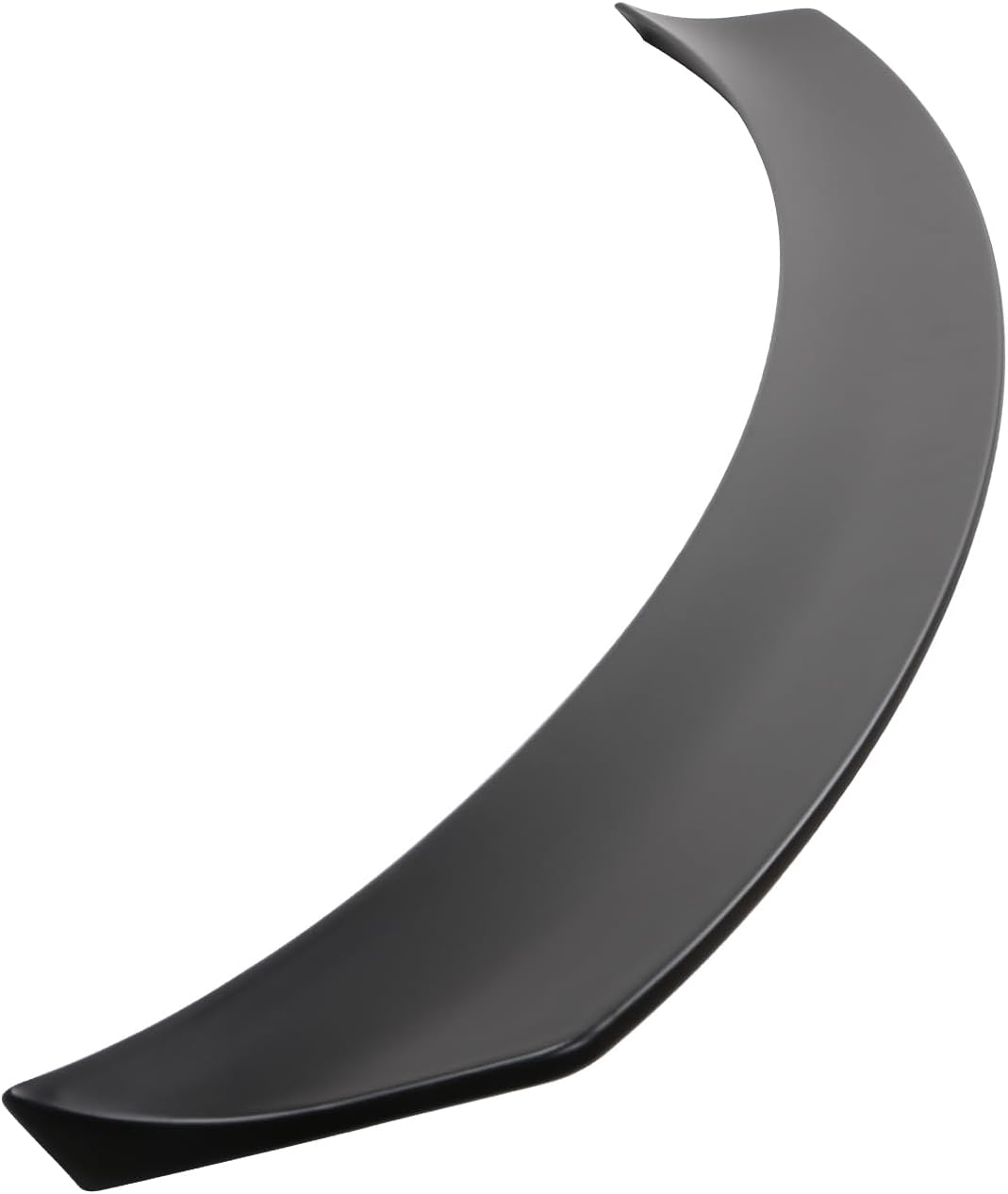 IKON MOTORSPORTS, Trunk Spoiler Compatible with 2022-2024 Hyundai Ioniq 5 & 2025 Hyundai Ioniq 5 N, IKON Style Matte Black ABS Plastic Rear Trunk Lid Spoiler Wing Middle Lip