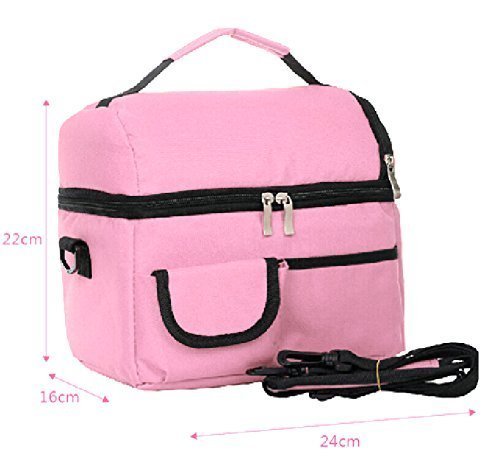 TOPMOOM Moda Bolsa de la Caja de Almuerzo, Bolso más Fresco, Loncheras, Bolsa de 2 Capas, Almacenar Leche Alimentos y Medicina