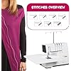 Bernette b62 AIRLOCK Coverstitch Machine | Air Threading, LED Light | Professional Cover Stitching for Knit & Stretch Fabrics