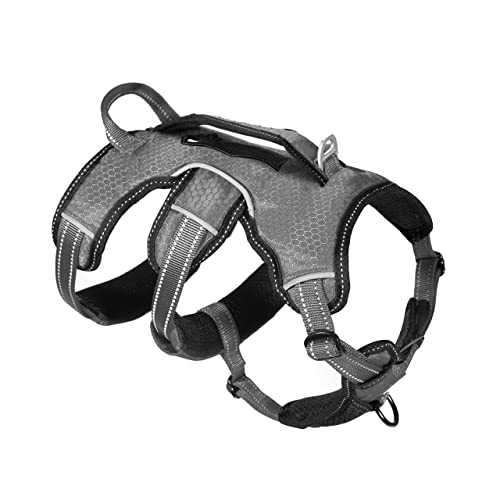 Tuff Pupper Escape Proof No Escape Dog Harness | 5 Point Adjustable Fit Harness for Dogs | Padded...
