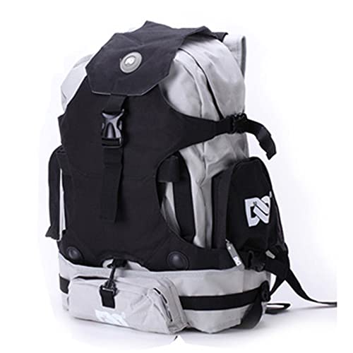 ZDSS Mochila para Patines en línea,Tejido de Nailon Impermeable,Mochila de Gran Capacidad,múltiples Compartimentos,Zona Exclusiva para Zapatos,Apta para Patines de Adultos,montañismo,Viajes Cover