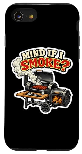 Mind If I Smoke Meat Lover BBQ �X���[�J�[ �u���X�P�b�g ���H���� �W���[�N �X�}�z�P�[�X iPhone SE (2020) / 7 / 8 �p