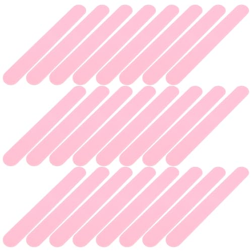 Healeved 25pcs Tongue Depressors Plastic Spatulas Scrapers Lip Cheek Retracto r for Dentist Healthy Oral Care Popsicle Sticks for Food, Laboratory Tongue Scraper Pin k