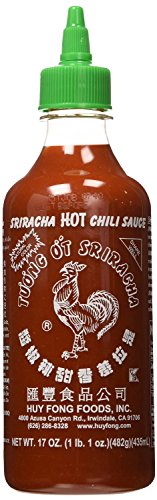 Huy Fong, Sriracha Hot Chili Sauce, 17 Ounce Bottle (Pack of 2)