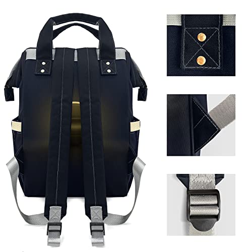 Personalized Diaper Bags Gold Soccer Football Backpack with Name Mommy Nursing Bags Gifts for Mom Dad4