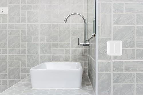 REV AquaKombi, Rahmen 1-fach für Schalter- und Steckdosenabdeckung, weiss