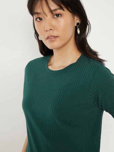 Image of Max Plus Size Women Ribbed T-Shirt