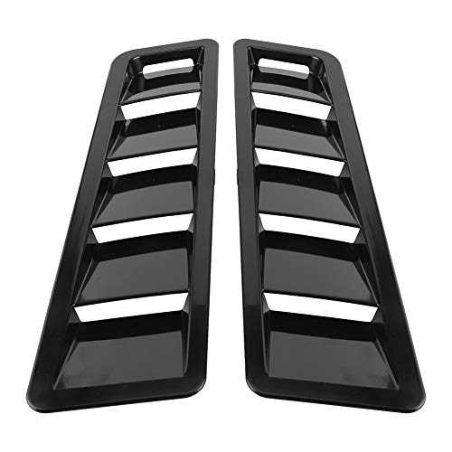 Universal Car Hood Vent Cover - 2Pcs Air Intake Panel Trim Bonnet Louver Air Cooling Vent Cover For Exterior Decoration by Akozon - Used condition - Image 7