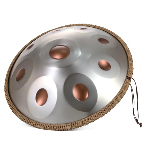 Tambor de acero Handpan 9 Notas D menor 22 pulgadas miniatura 4