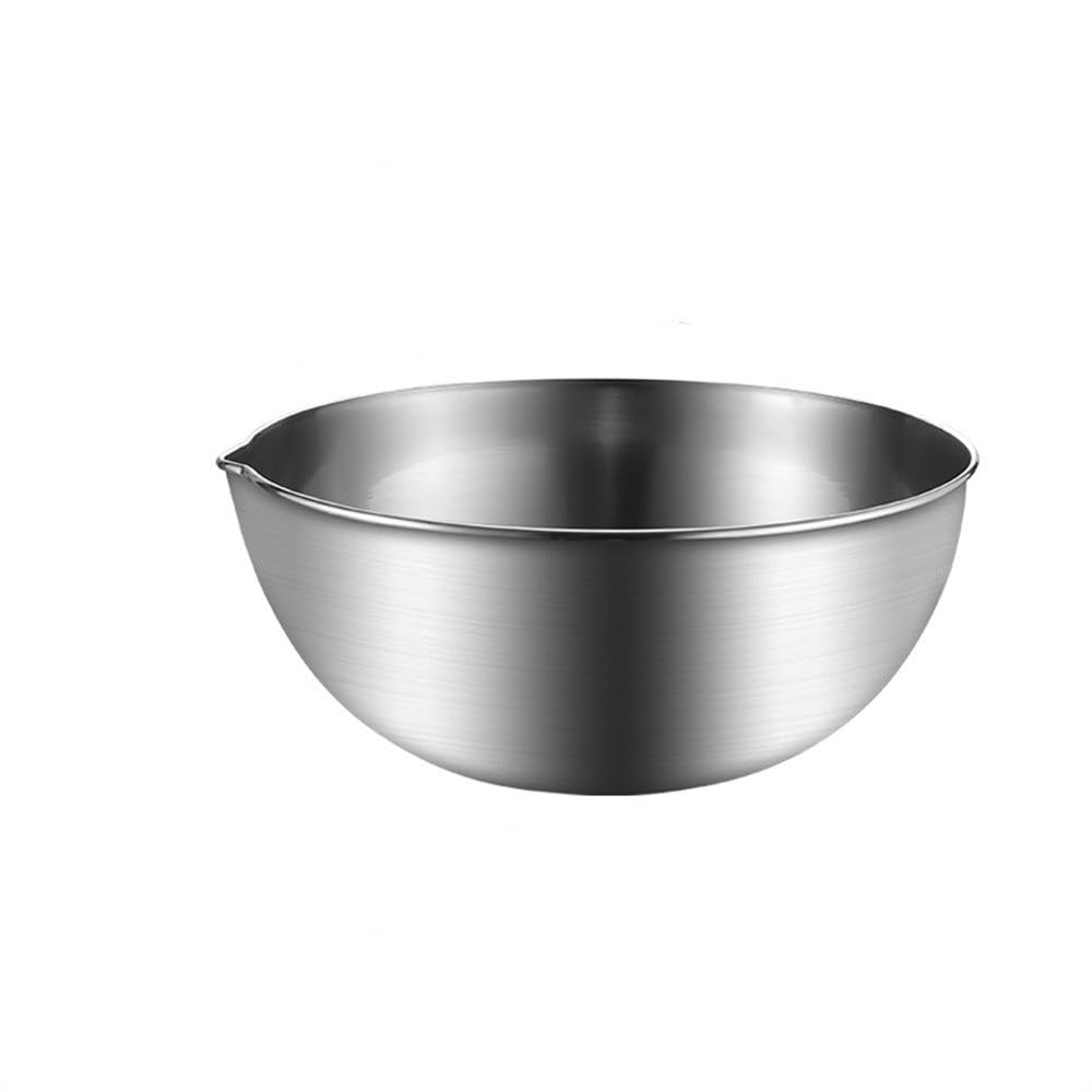 Cuencos Para Mezclar En La Cocina Bol de acero inoxidable con pico batidor y cuenco for hornear grabado(S)