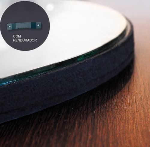 Trio Espelho Decorativo Vidro Redondo Suspenso Banheiro Sala