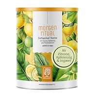 NATURTREU® Morgenritual – 150 g Getränkepulver mit Zitrone, Apfelessig & Ingwer – Mit Vitamin C – Fruchtiger Drink für deine Morgenroutine – Vegan & ohne zugesetzten Zucker