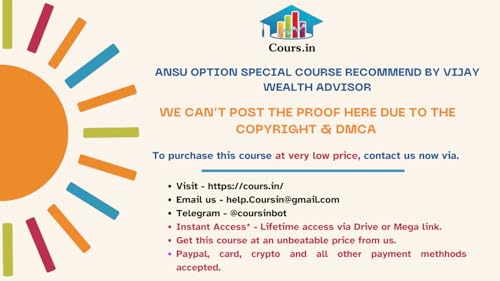 408Rs - Ansu option special course recommend by Vijay Wealth Advisor
