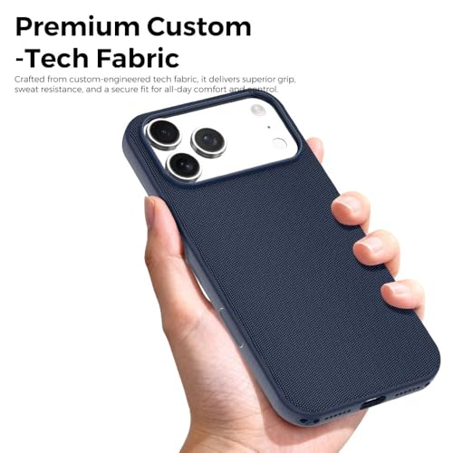 Coque iPhone 13 Pro Max en tissu silicone arrière magnétique violet