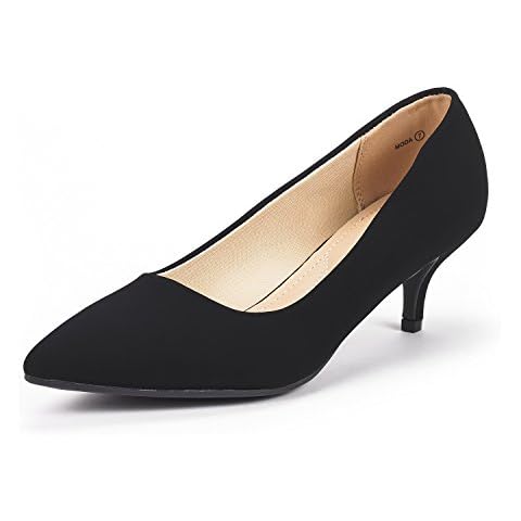 DREAM PAIRS Women's Kitten Heels Court Shoes Cover