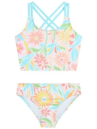 Image of Kanu Surf Girls Waverly UPF 50 Beach Sport Criss-Cross Tankini