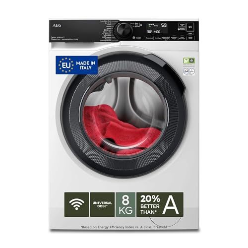 AEG Serie 8000 Lavatrice a carica frontale LR8H84BBY con tecnologia