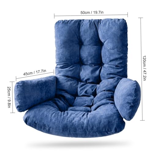 Coussin chaise œuf lavable pour rénover votre siège bleu - 7