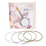 4 string tenor banjo lessons Material: alambre de acero TOOGOO Irin 4Pcs / Set Bj10 4-String Banjo Cadena Chapado de Acero Recubierto de Aleación de Cobre Herida Adgc 009-030