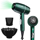 👠【2 Haarstyling-Aufsätze】 2 verschiedene Konzentratordüsen. Mit den Konzentratordüsen können Sie Ihr Haar glätten und Frizz reduzieren. Der Diffusor kann dabei helfen, die Textur intakt zu halten und gleichzeitig Volumen hinzuzufügen.