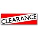 Clearance Vinyl Banner 10 Feet Wide by 3 Feet Tall