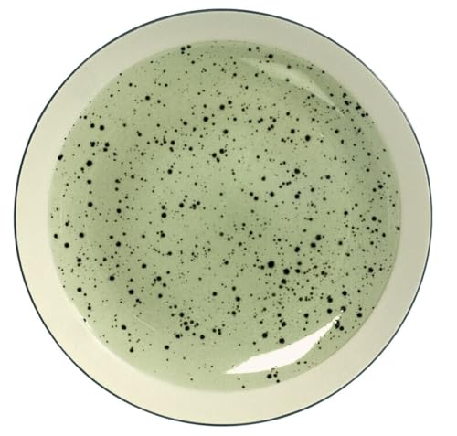 H&H Set 6 Piatti Piani, 26.5 Cm, Verde