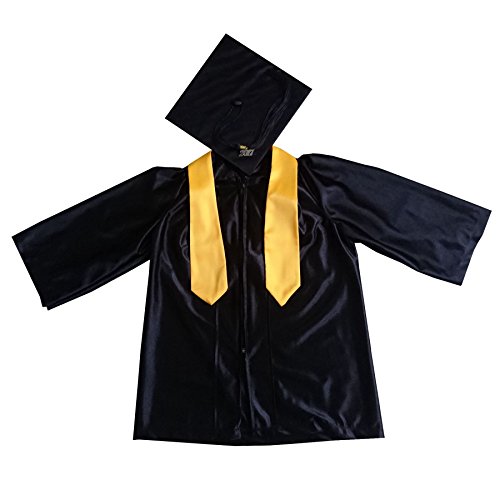 Grad Days Unisex Kindergarten Plain Graduation Stole 40'' Long Gold #TOP3