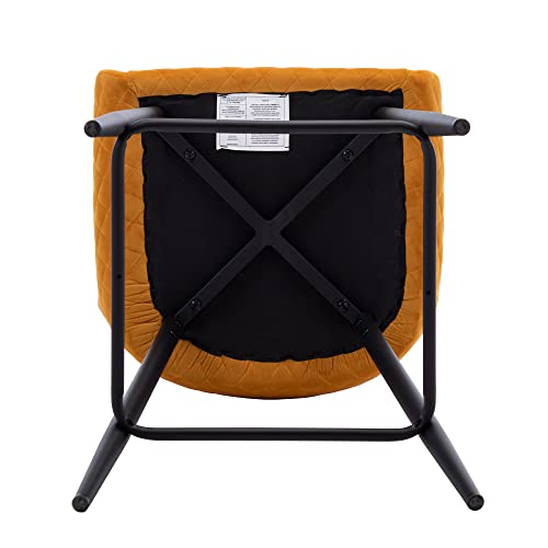 Dm Furniture Counter Height Bar Stools Set Of 2 26" Upholstered Barstool Dining Stool Chairs With Metal Leg For Home Bar Kitchen Island Breakfast, Yellow #TOP6