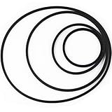 yddmyo 4pcs Square Drive Belt DVD CD LD Computer Optical Drive Belt Card Holder Drive Belt Thickness 1.5mm (Diameter 23/31/50/66mm) Compatible for Yamaha CDC Sony CDP