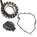 Caltric Stator & Regulator Rectifier Compatible With Yamaha Grizzly 660 Yfm660 2002-2008 With Gasket Atv