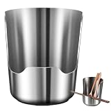 2 In1 Multi-functional Kitchen Utensil Holder, Heavy Duty Stainless Steel Pot Lid & Spoon Rack, Space-Saving Vertical Stand for Spatulas,Tongs,Ladles, Countertop Organizer,Thickened Storage Stand(1pc