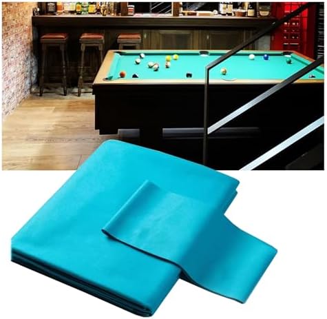 Billiard Cloth Pool Table Felt with Pre-Cut Strips for Fast Gameplay in Home, Bars, and Sports Venues